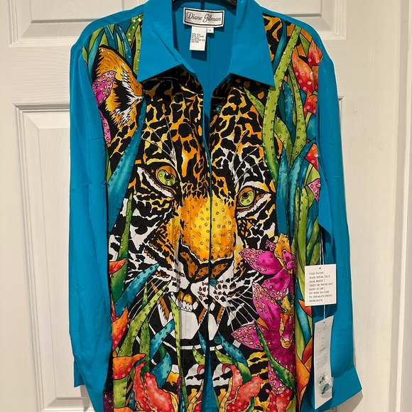Diane Gilman Tops - Dian Gilman Silk Blouse